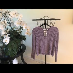 J. Crew purple sweater